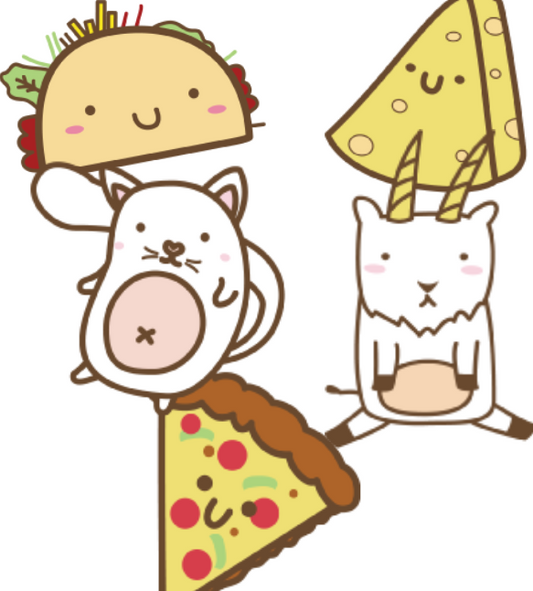 The main 5 Collection – Taco, Cat, Goat, Cheese, Pizza®