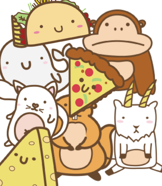 The full collection – Taco, Cat, Goat, Cheese, Pizza®