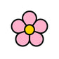 Pink Flower charm