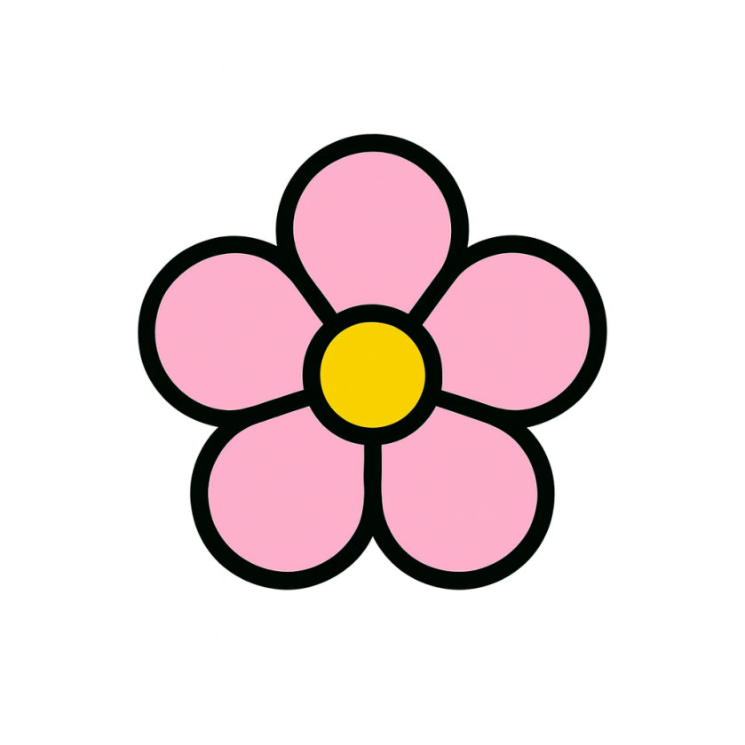 Pink Flower charm