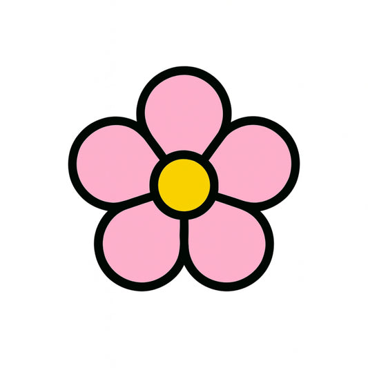 Pink Flower charm