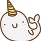 Narwhal charm – Taco Cat Goat Cheese Pizza®